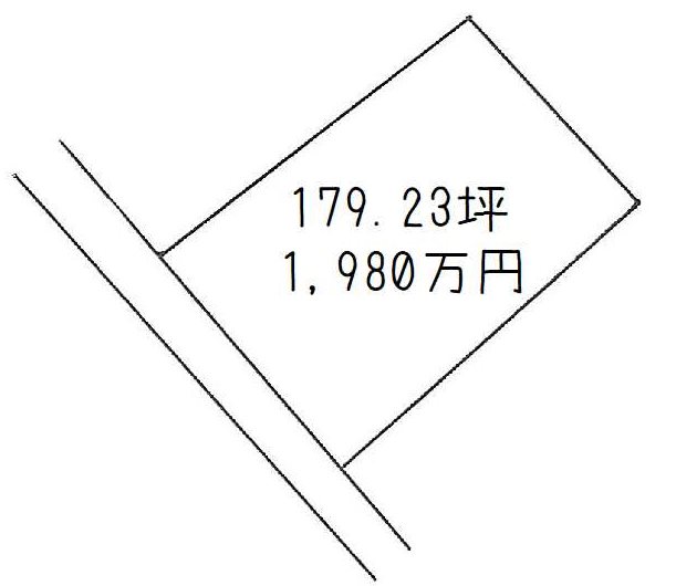 妻鳥町綿市　土地 間取り図