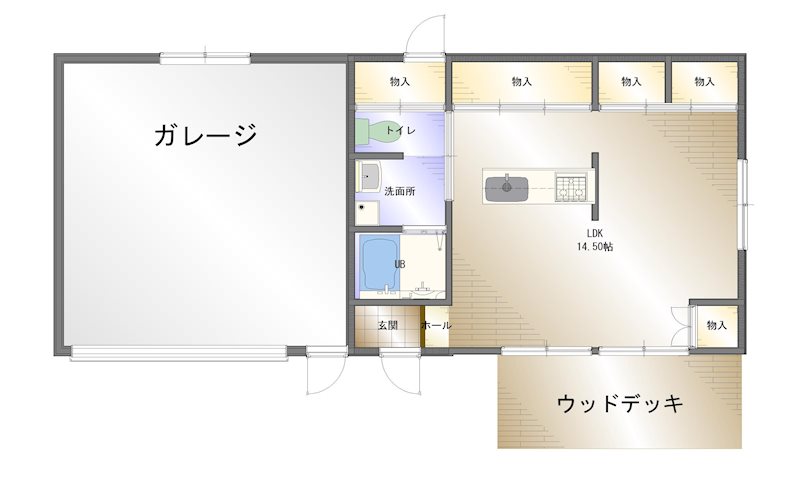 大西町新町 間取り図