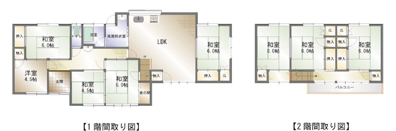 新居浜市大生院 間取り図