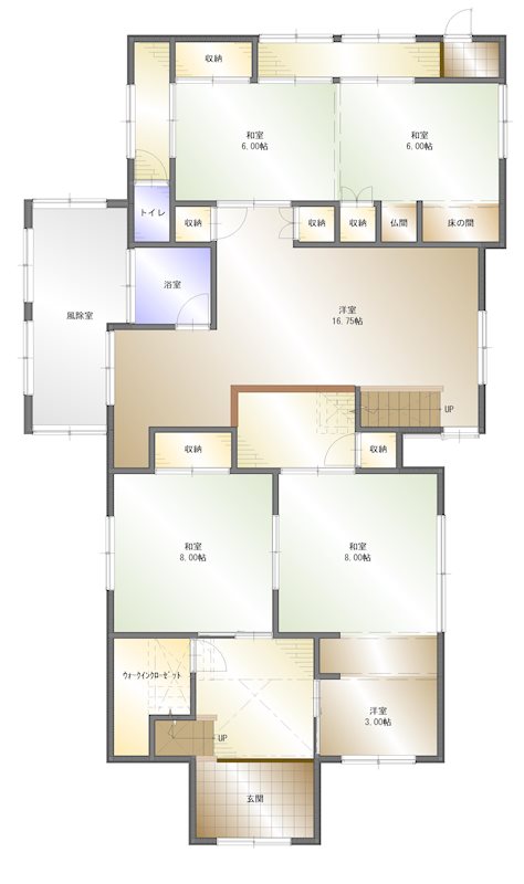 土居町小林　中古 間取り図