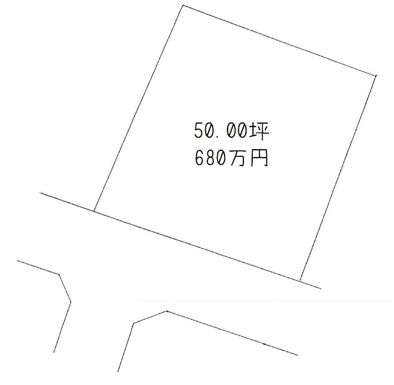 川之江町天生津　土地 間取り図