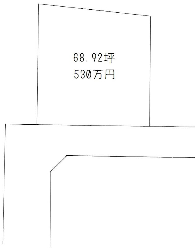 川之江町宮ノ谷　土地 間取り図