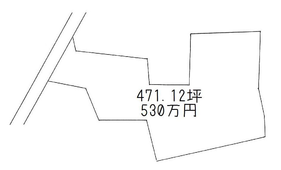 土居町上野　土地 間取り図