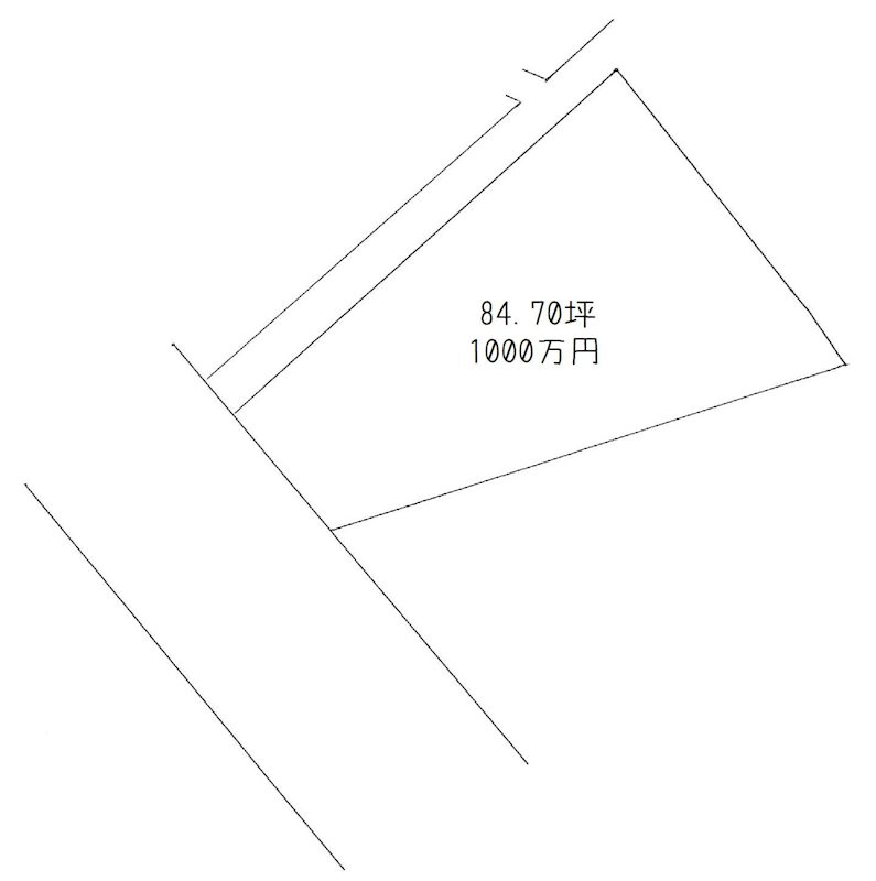 川之江町井地　土地 間取り図