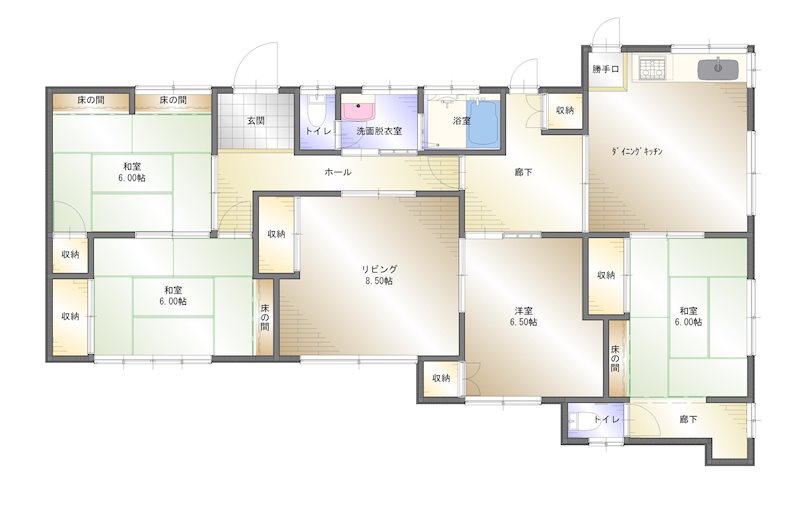 唐子台東　中古 間取り図