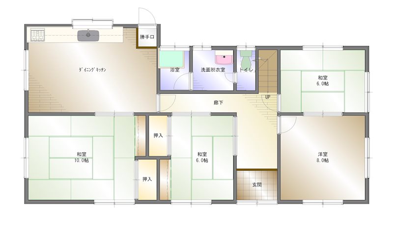 唐子台東　中古 間取り図