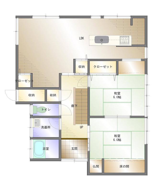高橋　中古住宅 間取り図