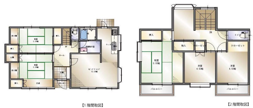 湯の山4丁目　戸建 間取り図