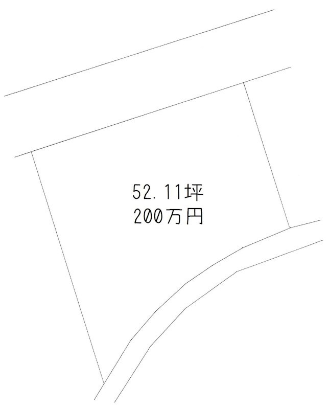 金生町山田井　土地 間取り図