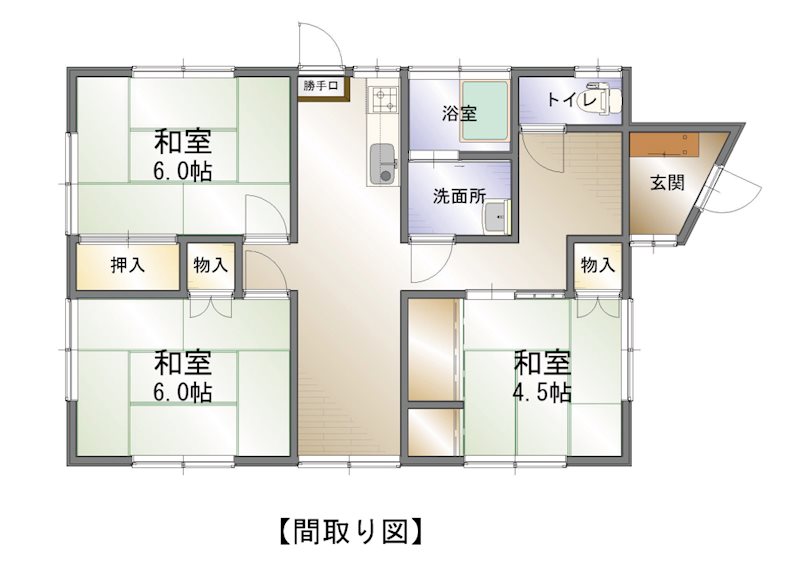 新居浜市船木 間取り図