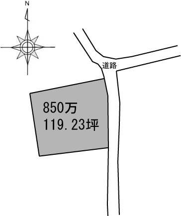 新居浜市本郷 間取り図