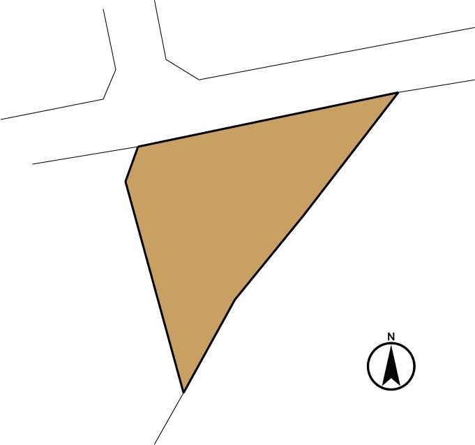 広さ60坪以上　北久米土地 間取り図
