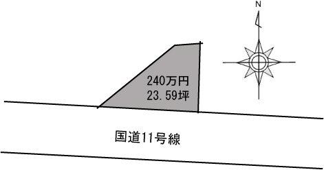 西条市氷見 間取り図