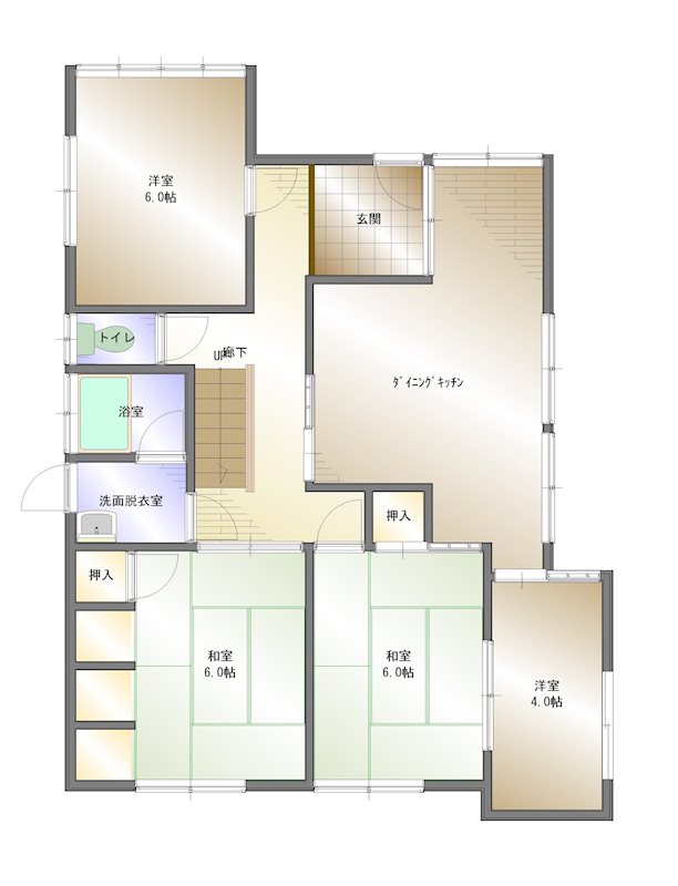 南鳥生町　中古 間取り図