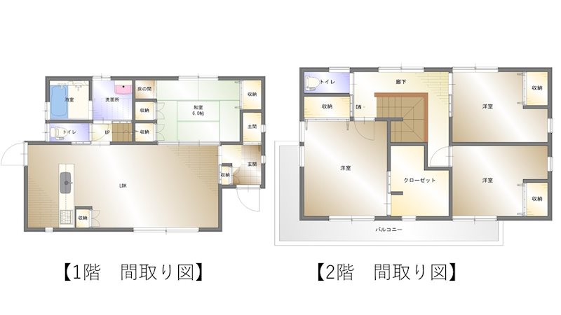 西条市古川 間取り図