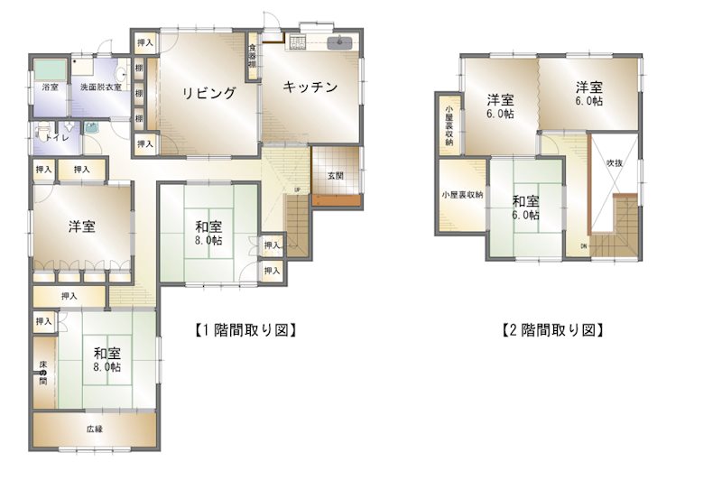 楠崎　倉庫・事務所付 間取り図