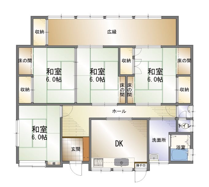 新居浜市船木 間取り図