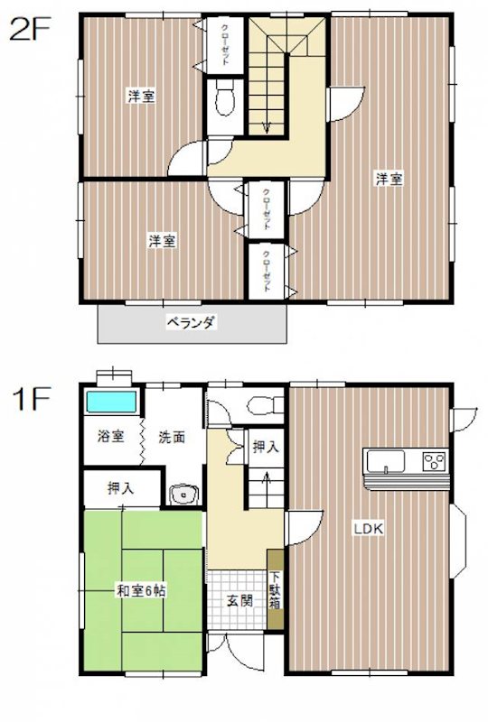 郷桜井　中古 間取り図