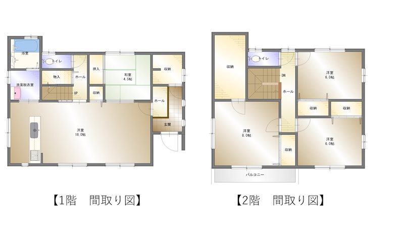 新居浜市船木 間取り図