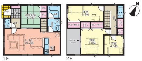 桜井　新築1号棟 間取り図