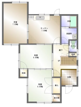 延喜　中古住宅 間取り図