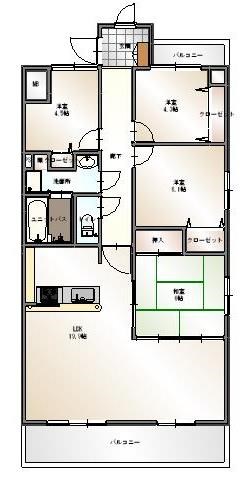 サントノーレ来住 間取り図