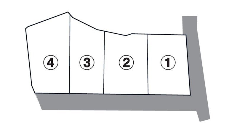 寒川町4区画分譲地① 間取り図