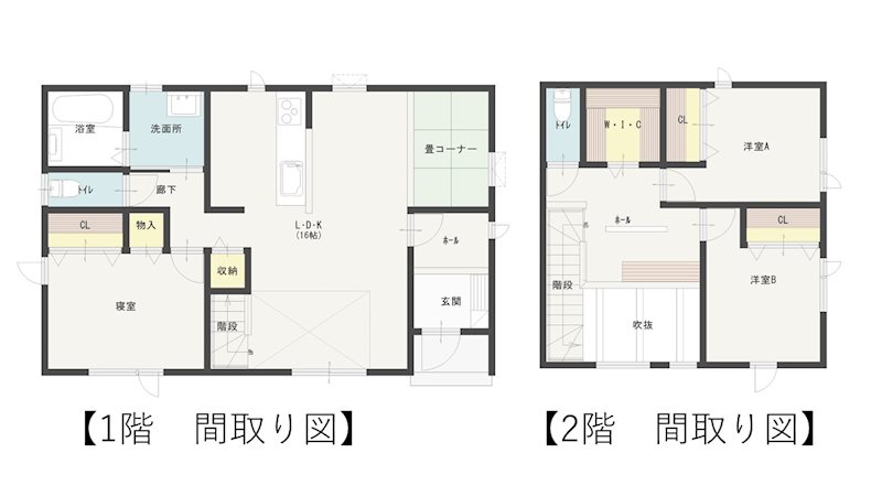 新居浜市本郷 間取り図