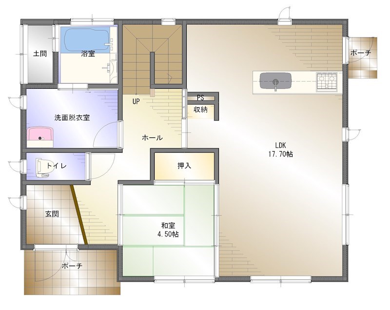 川之江町　中古 間取り図