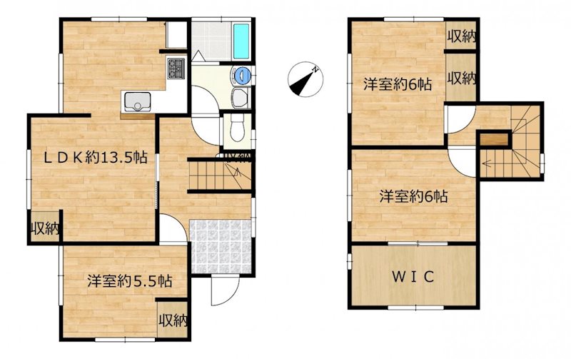 延喜　中古住宅 間取り図