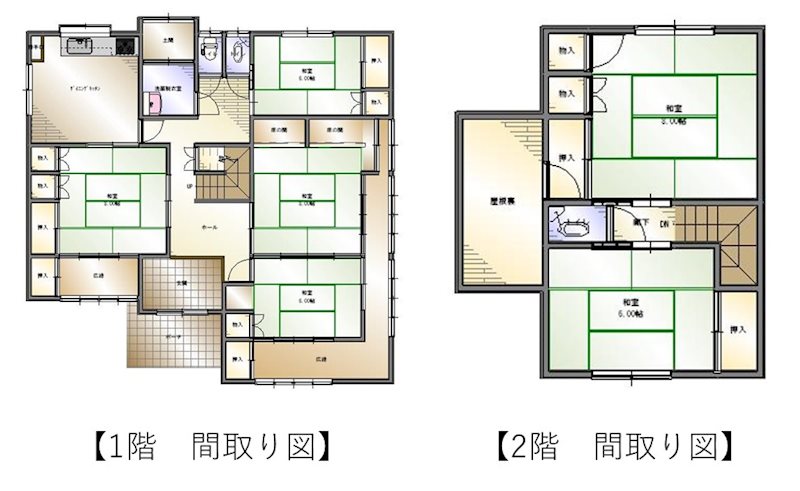 新居浜市沢津町 間取り図