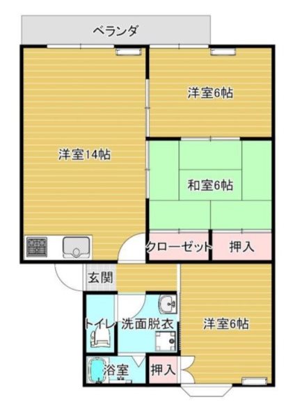 新居浜市上泉町 間取り図