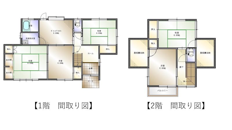 西条市福武甲 間取り図