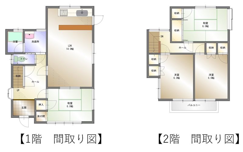新居浜市庄内町 間取り図