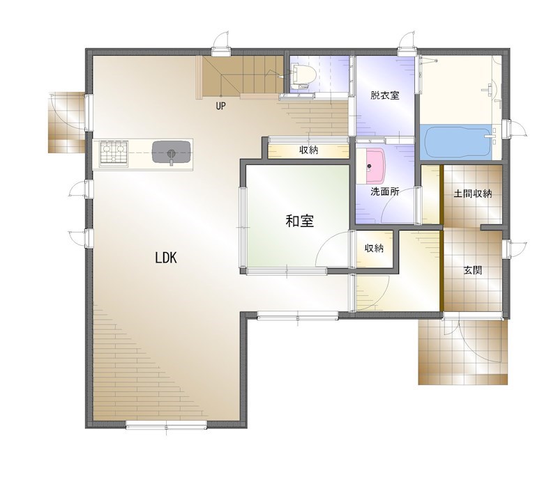 金生町下分　中古 間取り図