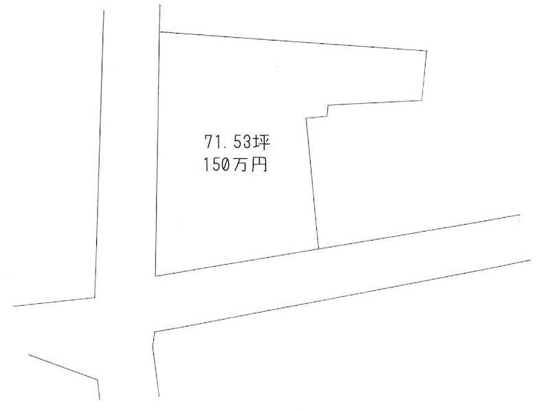 土居町蕪崎　土地 間取り図