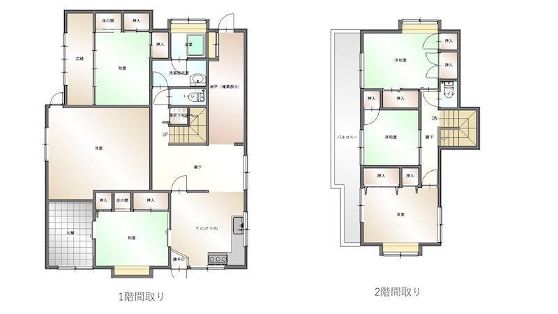 古三津中古 間取り図
