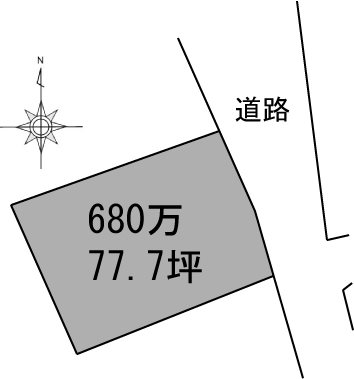 新居浜市岸の上町 間取り図