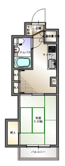 ダイアパレス新居浜 間取り図