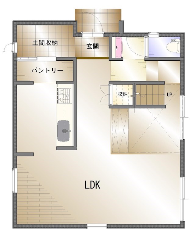 金生町下分　中古 間取り図