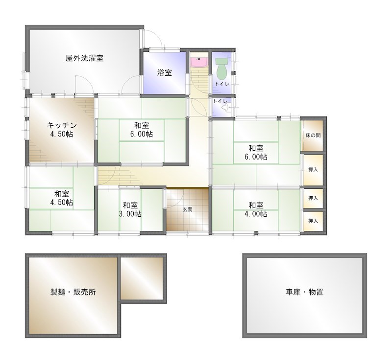 下柏町本郷　中古 間取り図