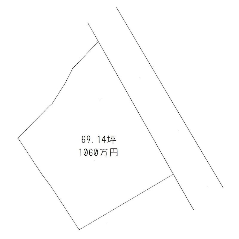 下柏町本郷　土地 間取り図