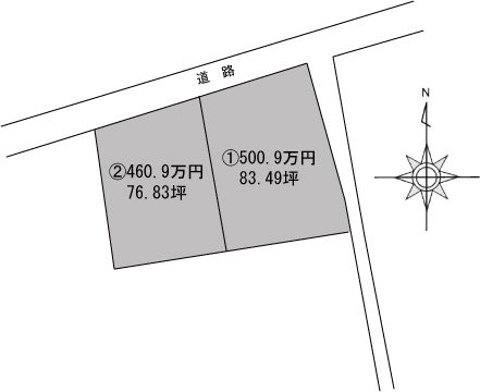 田の上分譲地① 間取り図