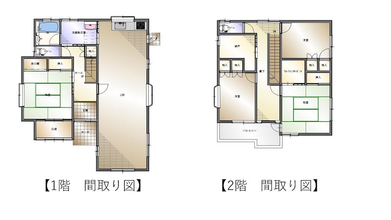 新居浜市又野 間取り図