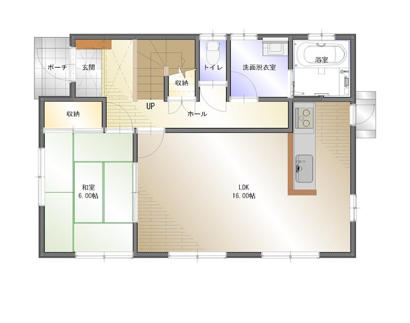 桜井　中古住宅 間取り図