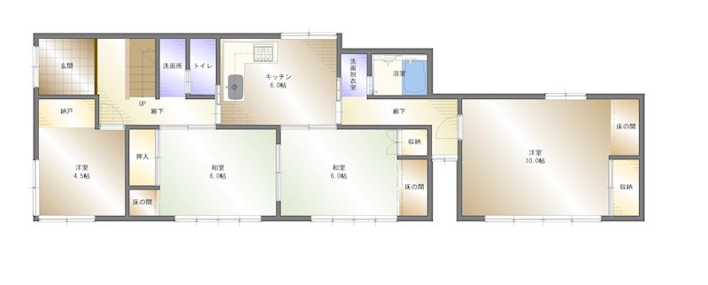 末広町　中古住宅 間取り図