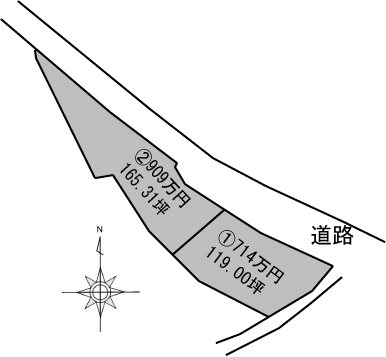 新居浜市東田② 間取り図