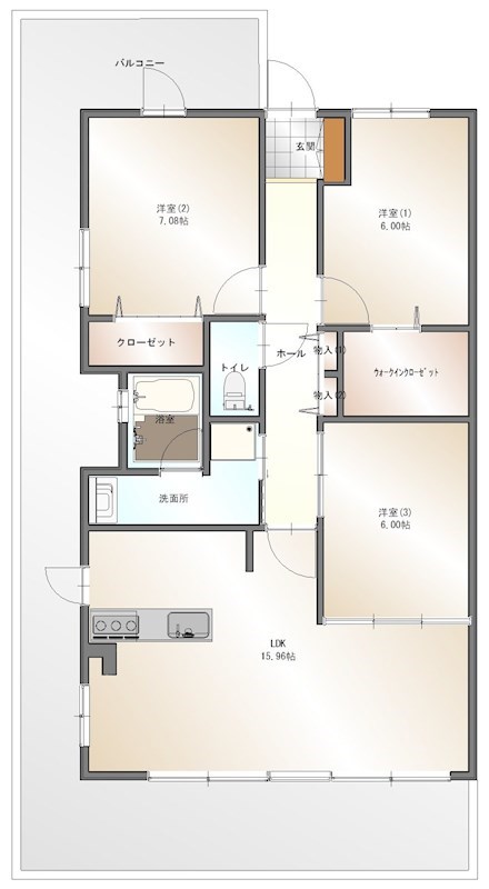 アルファスマート城北山越 間取り図