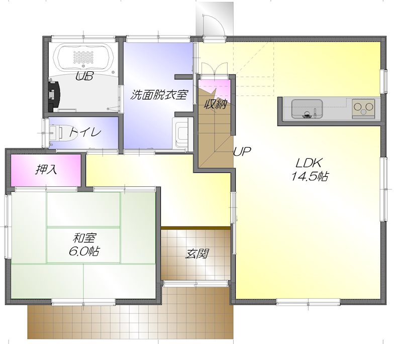 東鳥生町　中古住宅 間取り図