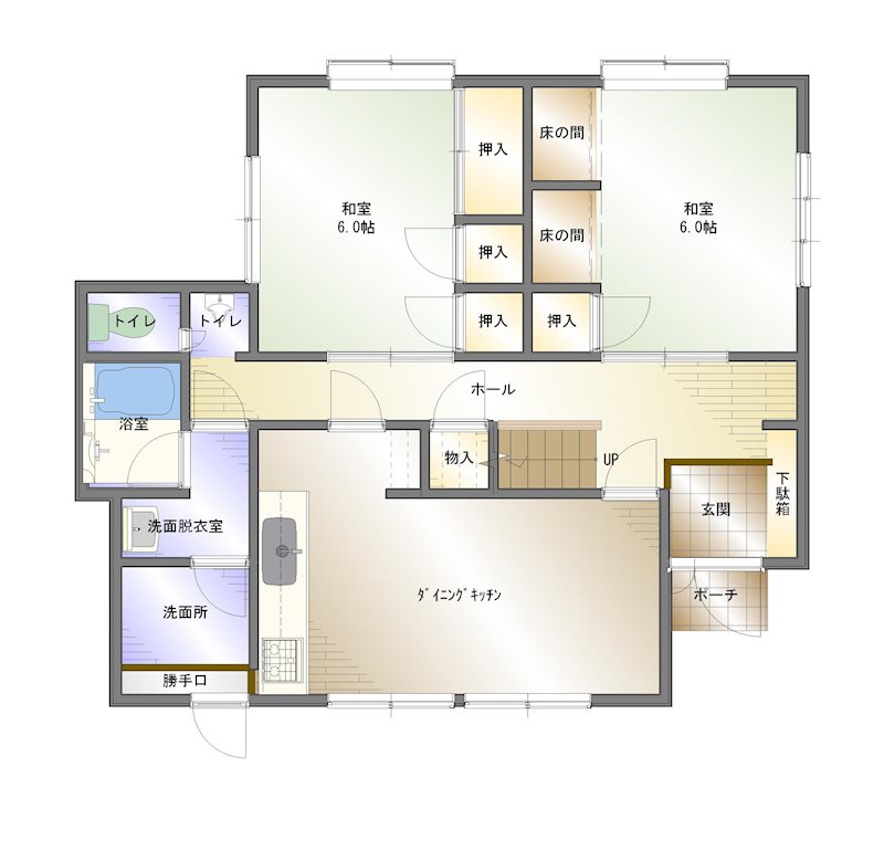 朝倉上　中古住宅 間取り図